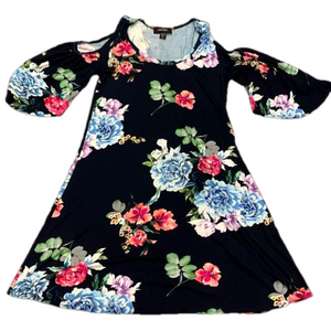 Karen Kane Medium Dress Peek A Boo Shoulder